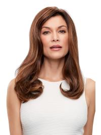Wavy Remy Human Hair 18"(As Picture) Auburn Top Form French From