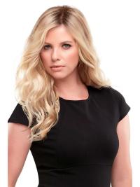 Wavy Synthetic 18"(As Picture) Blonde Top Wave From